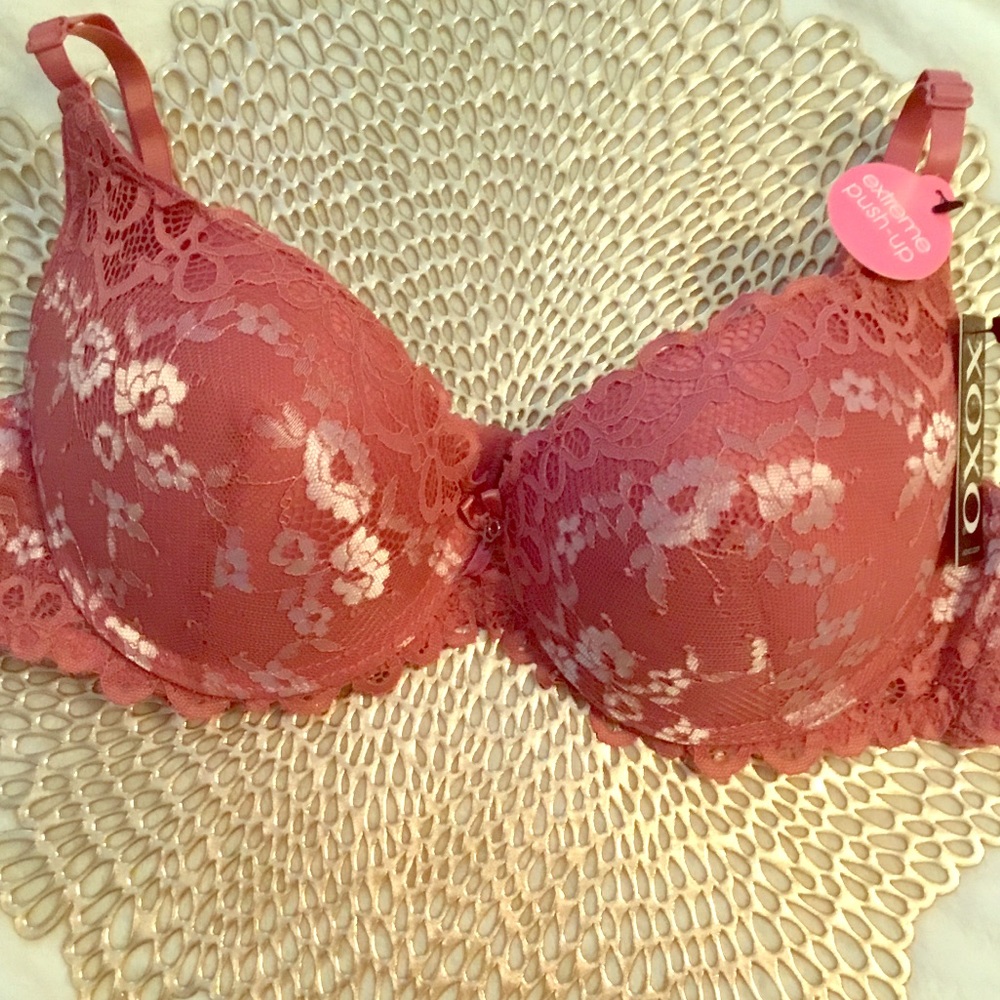 XOXO Rose Silver Bra